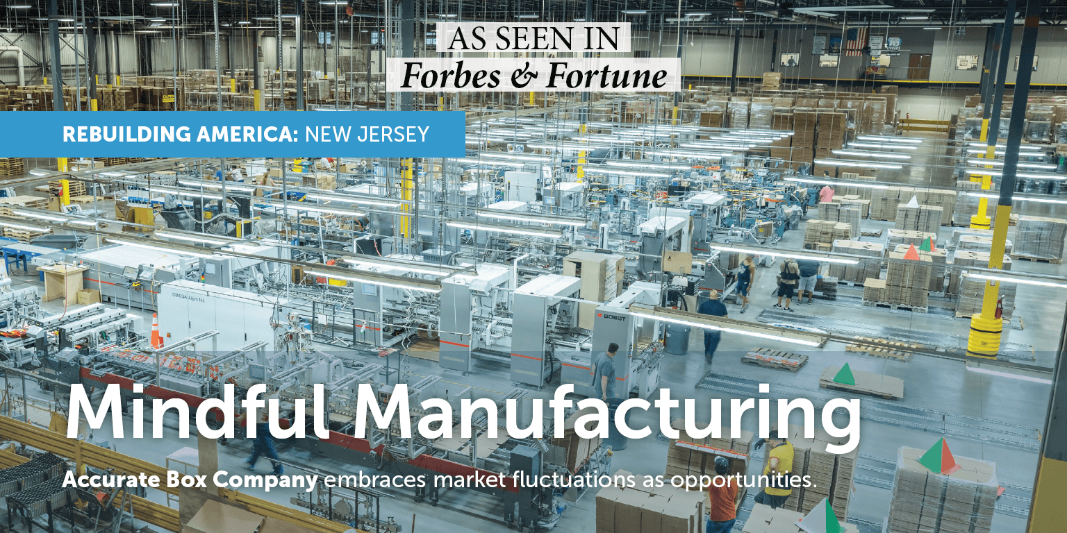 As Seen in Forbes & Fortune Accurate Box Company Embraces Market Fluctuations as Opportunities