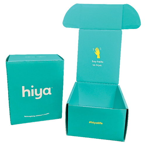 HiYa Vitamins Blue Ecommerce Box