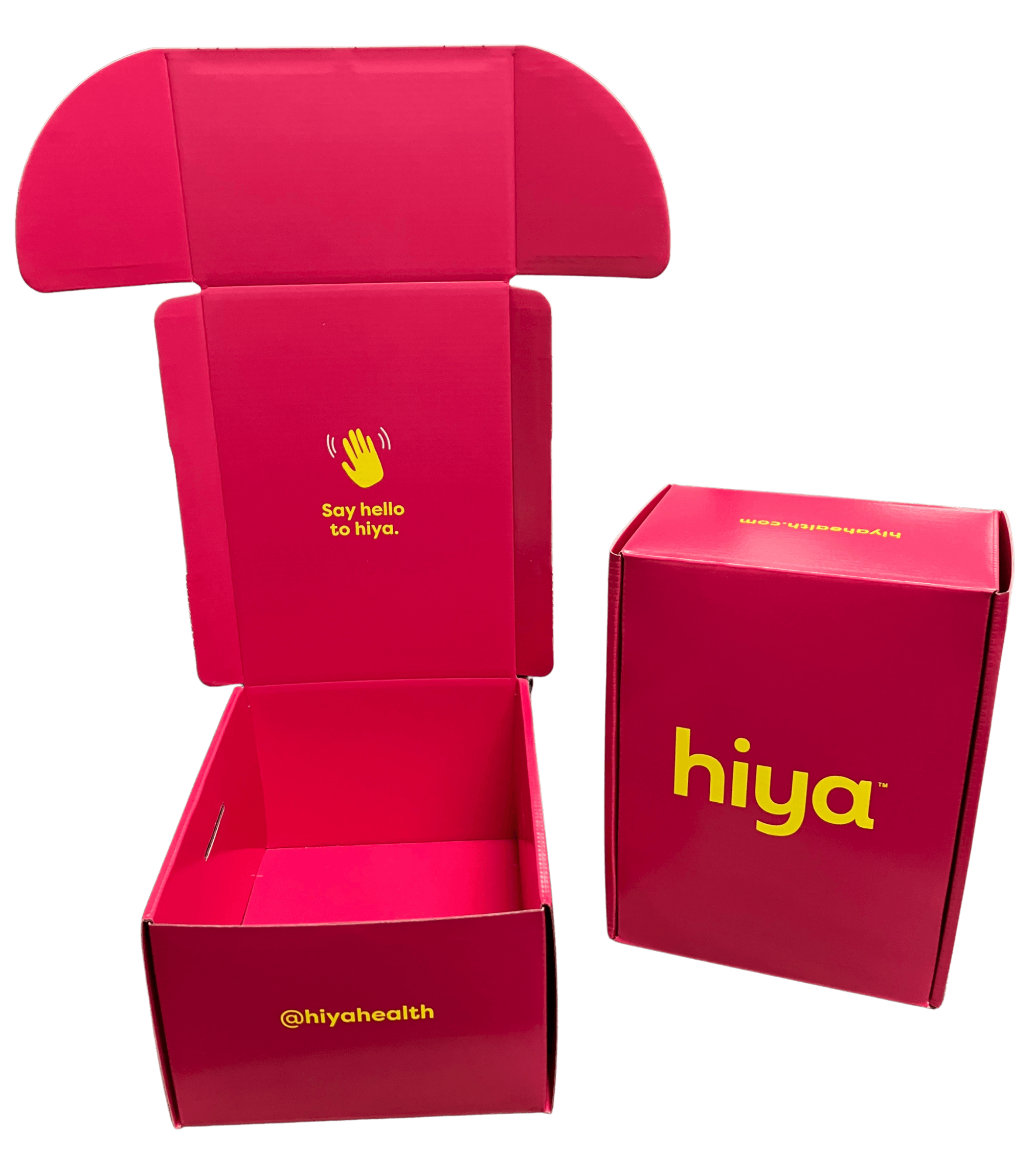 hiya dark pink Vitamin eCommerce Box